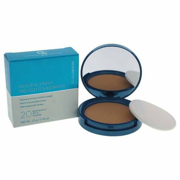 Colorescience Natural Finish Pressed Foundation SPF 20 - Medium Bisque - Picture 2 of 3